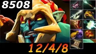 Dota 2 Huskar 8508 MMR 12/4/8 (Kills/Deaths/Assists) Ranked Full Gameplay