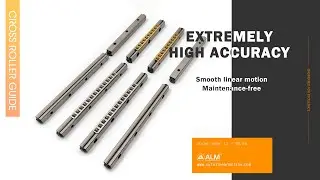 A visual guide to installing cross roller guides.