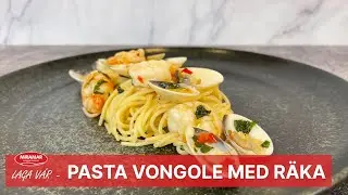 Pasta Vongole &ndash; med r&auml;ka och sting
