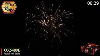 Rapid - 100 Shot - 500G Cake - OX5489B - Mad Ox Fireworks