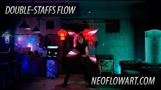 LED Double Staffs - Tech spinning and flow
