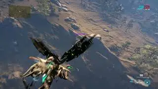 Warframe Archwing itzal Ripline test