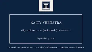 Why architects can (and should) do research