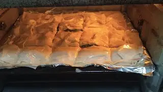 Steps to Making Spanakopita (Feta and Spinach Pie)