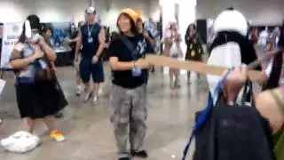 Genma does the Limbo