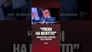 Romano Prodi faccia un favore a se stesso: chieda scusa e si ritiri a vita privata.