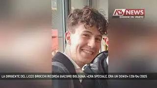 LA DIRIGENTE DEL LICEO BROCCHI RICORDA GIACOMO BOLOGNA: «ERA SPECIALE, ERA UN DONO!» | 29/04/2025