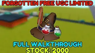 [FORGOTTEN FREE UGC LIMITED] HOW TO GET Wizard Hat of Potions IN Toll Bridge Simulator Tycoon ROBLOX