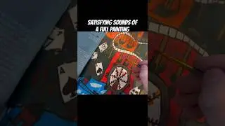 ASMR Art Process - Satisfying Sounds of a Full Painting