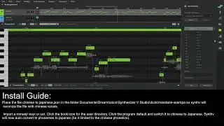 Synthv Pro studio CHN 2 JPN phonetic library release