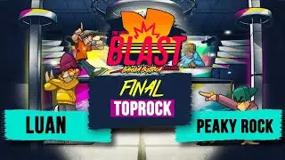 Luan vs Peaky Rock I Final 1vs1 Toprock I The Legits Blast 2025