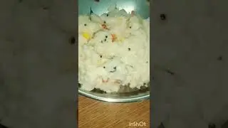 Curd rice/Potato fry/Salt mango...😋😋😋
