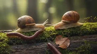 Two Worlds Collide : The Surprisingly Peaceful Interaction Between a Millipede and Snail Colony