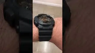 G-Shock Men's Black Rubber Strap Watch | GA-110-1BER