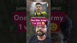1 vs 300 - This soldier didn't back off! 🛡️
