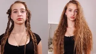 Voluminous Curls in 10 Minutes | 8-Strand Hairstyle