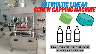 AUTOMATIC LINEAR SCREW CAPPING MACHINE