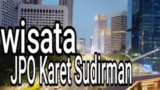 wisata JPO Karet sudirman/ kapal Pinisi