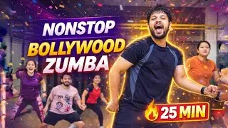 25 MIN NON-STOP Bollywood Zumba Dance Workout | Fat Burning Cardio | Follow Along Zumba Party 💃🕺🔥