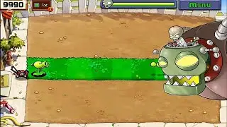 Repeater Vs Dr Zomboss - Who Will Win? PVZ 1 Fullgameplay | Mr Rith