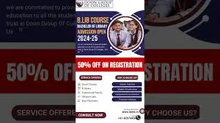 B.Lib bachelor of library science course admission open for 2024-25 #admission