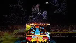 8,000 drones in Datong, celebrating China National Day! Breathtaking! Best drone show this year.