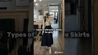 type's of attractive Skirts for girls✨#skirts #skirtoutfits #fashionreel#aestheticoutfit