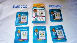 ОТКРЫТИЕ  БЛИСТЕРА ПО НОВОЙ КОЛЛЕКЦИИ EURO 2020  PREVIEW PANINI.  STICKERS EURO 2020 PREVIEW PANINI.