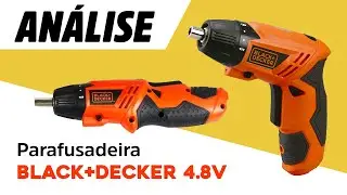 Análise: Parafusadeira 4.8V Black+Decker  KC4815B - Vale a pena?