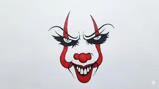 How to Draw Pennywise | Pennywise step_by_step |Pennywise drawing easy 
