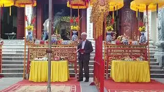 Trường ban gia tộc họ ?Nguyễn Hữu Phong Hải Quảng Yên tổng kết trước khi tế lễ 2/12/Ất Tỵ