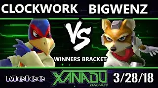 S@X 243 SSBM - Clockwork (Falco) vs. BigWenz (Fox) - Smash Melee Winners Bracket