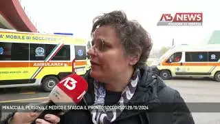 MINACCIA IL PERSONALE MEDICO E SFASCIA IL PRONTO SOCCORSO | 28/11/2024
