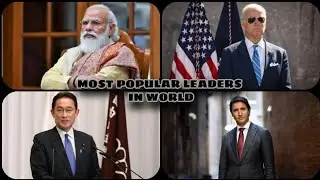 TOP 10 MOST POPULAR LEADERS IN THE WORLD 2021💕💕(GLOBAL KEADERS APPROVAL' RATING OF WORLD LEADER