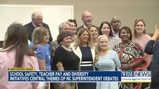 School safety, teacher pay and diversity initiatives cetnral themes of NC Superintendent debates