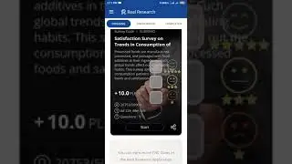 Real Research New Survey Plf token complete No pending.