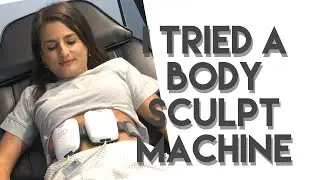 Trying A Body Sculpt Machine at Keep Glowing Med Spa