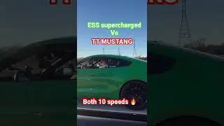 ESS SUPERCHARGED 10speed VS TWIN TURBO mustang