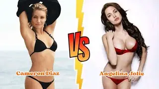 Angelina Jolie and Cameron Diaz Transformation⭐️Birth to Now⭐️Cameron or angelina?
