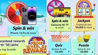 Amazon Prime Wheel Of Reward Quiz Answer Today I Amazon Quiz Today I 28 June 2023