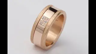MOOD | Bague personnalis&eacute;e avec une lettre en diamants