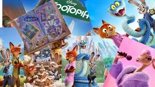 ASMR Zootopia 2 | scrapbook ideas| art journaling | Pop art #asmr #Zootopia2 #artjournaling