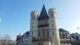 Spalentor Basel switzerland Walking Tour 1400