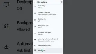 How To View and Clear Site Storage Data on Chrome Android #chrome #androidsettings #googlechrome