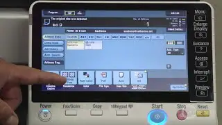 How to setup SMB scanning on the Konica Minolta Bizhub Copier