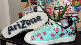 Adidas X Arizona Iced Tea Superstar  sneaker Review