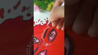 Durga Maa Eye Drawing 😍💖||Durga Maa Drawing 🥰☺️||#shorts