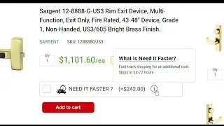 Qualitydoor.com - NEED IT FASTER - Our New Feature, How It Works