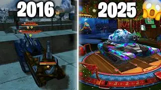 Tanki Online: My garage 2016 vs 2025 | Then and Now😱