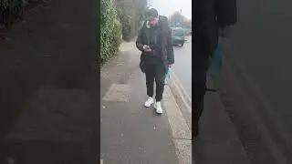 First snow in London Today